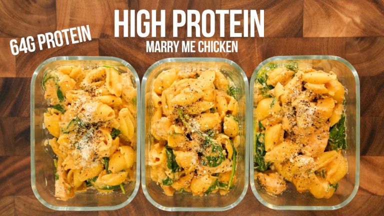 HIGH PROTEIN Meal Prep Marry Me Chicken In 25 Minutes