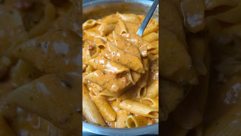 How to make Perfectly Creamy Chicken Penne Every Time! #Pasta #Recipe