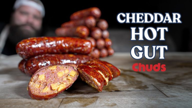 Cheesy Spicy Texas Sausage! | Chuds BBQ