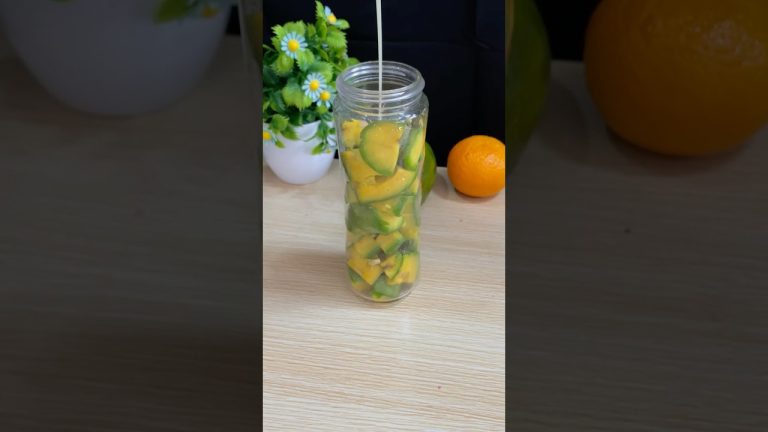 Delicious Avocado Honey Milkshake Smoothie Recipe🍯🥛🥑- Healthy and Refreshing! #shorts #asmr