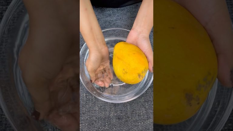 Mango Smoothie 🥭🍹 #shorts #asmr