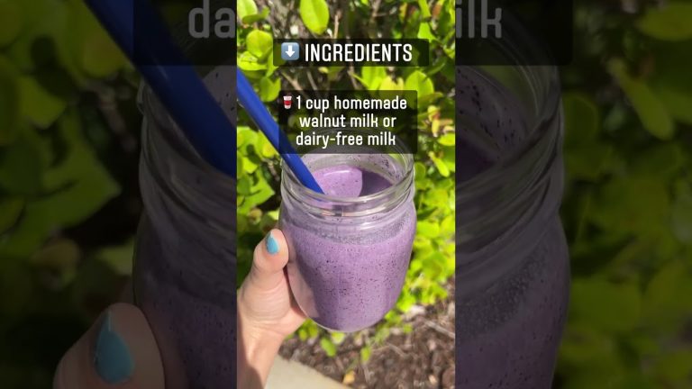 Delicious Blueberry Walnut Smoothie Recipe