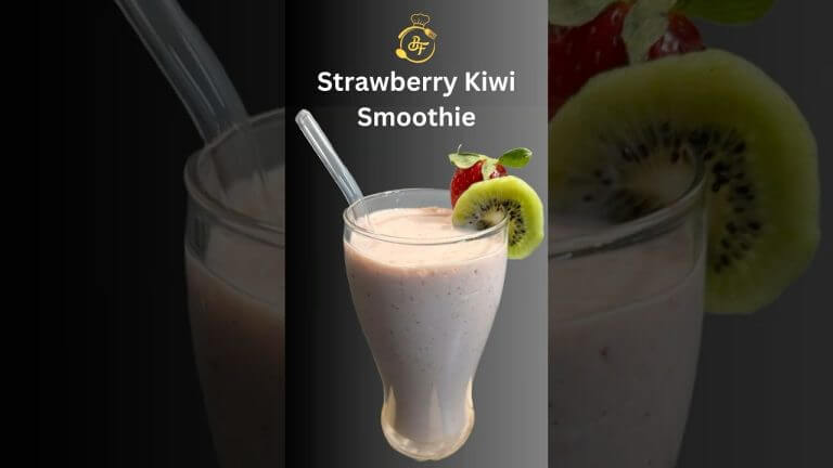 Easy Strawberry Kiwi Smoothie Recipe | Refreshing & Healthy! #Shorts