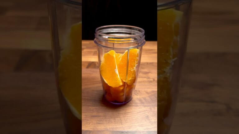 Carrot Orange Milkshake! Easy & Refreshing Drink #shorts #asmr