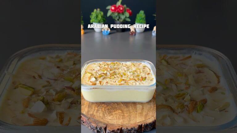 Trending recipe of Arabian Pudding #recipe #shorts #dessert #pudding #arabian