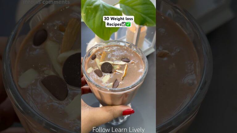 14/30 Weight loss Recipes | Makhana Smoothie | Oats free smoothie #breakfastrecipe #smoothie #shorts