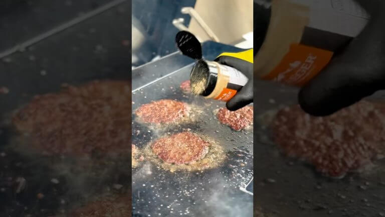 Smash Burgers for Dinner on the Griddle