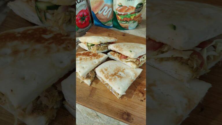 Shawarma Sandwich Recipe || How to make Shawarma Bread Sandwich #recipe #shorts #viralshorts#cooking