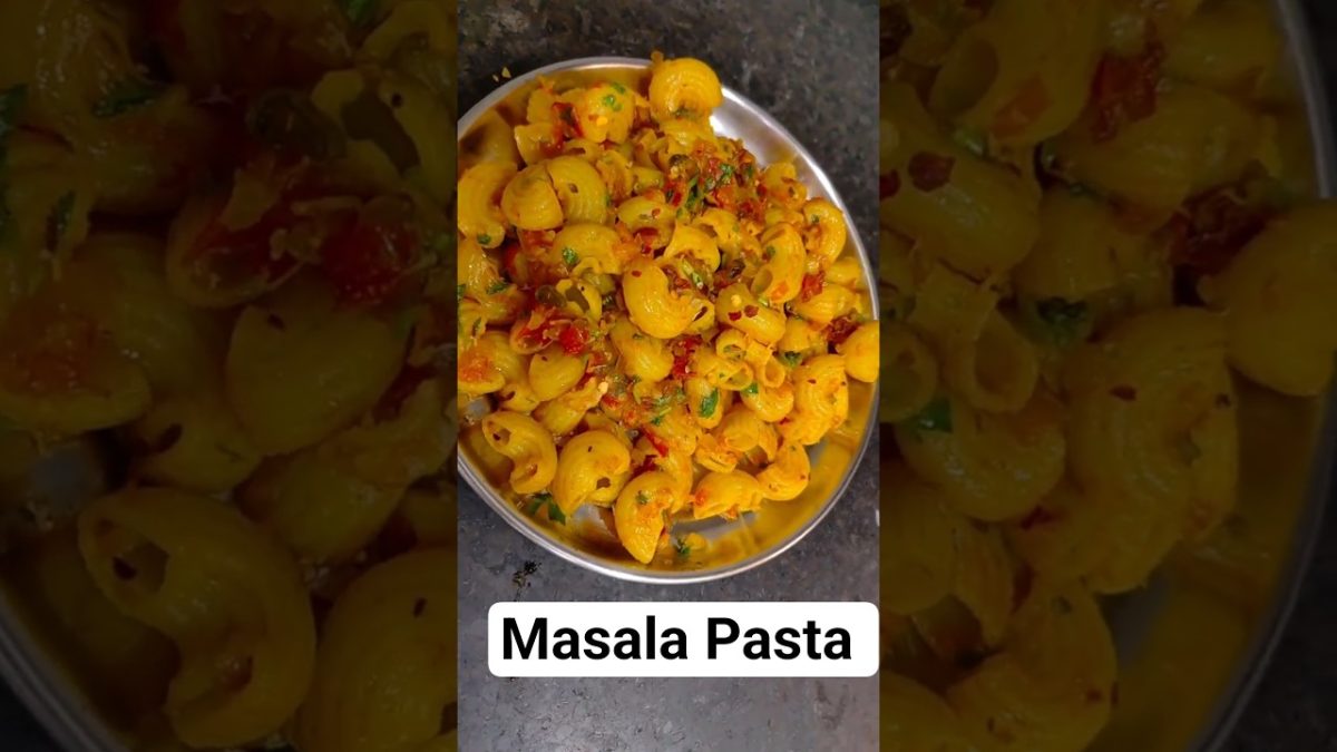 Indian Masala Pasta Recipe #ytshorts #recipe #pasta #pastarecipe #ytshortsindia   #shorts