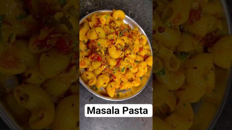 Indian Masala Pasta Recipe #ytshorts #recipe #pasta #pastarecipe #ytshortsindia   #shorts