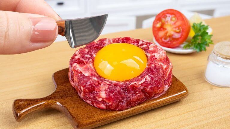 Amazing Miniature Beef Recipe 🥩Tasty Miniature Beef Stuffed With Mushrooms and Covered With Cheese