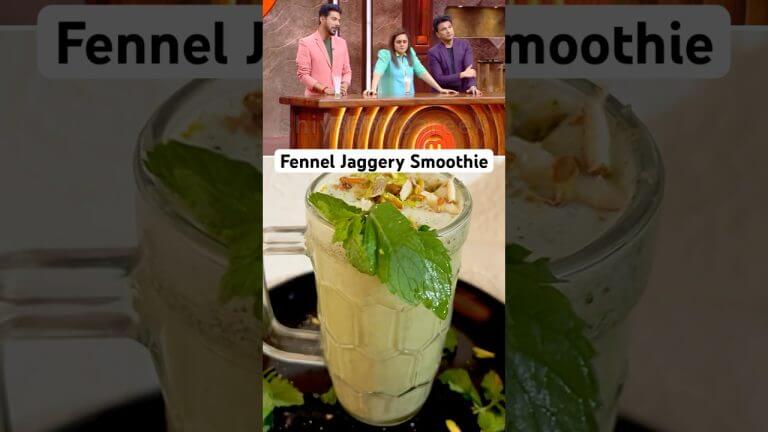 Fennel Jaggery Smoothie #food #recipe #celebrity #shorts #viralvideo #ytshorts