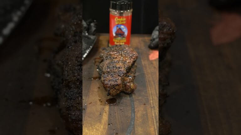 RanchHouse beef rub and  a double steak