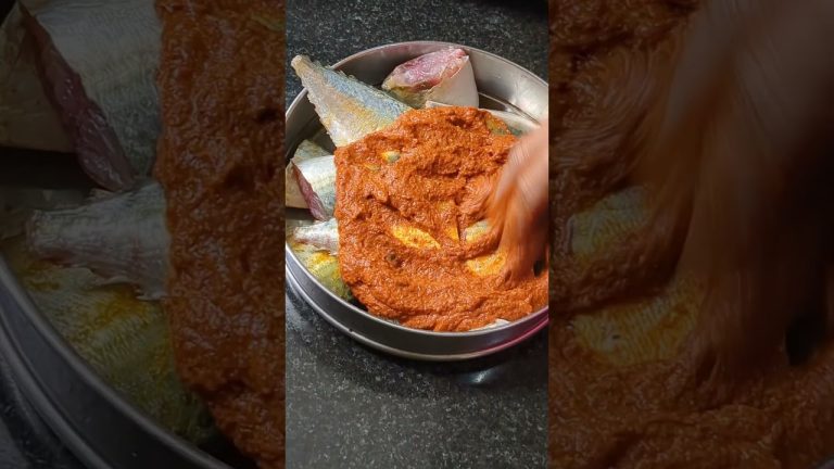 Bangda fish fry recipe 😋👌🐟|  ಮೀನು ಫ್ರೈ 😋👌 #grvvlogskannada #shortsviral  #seafood