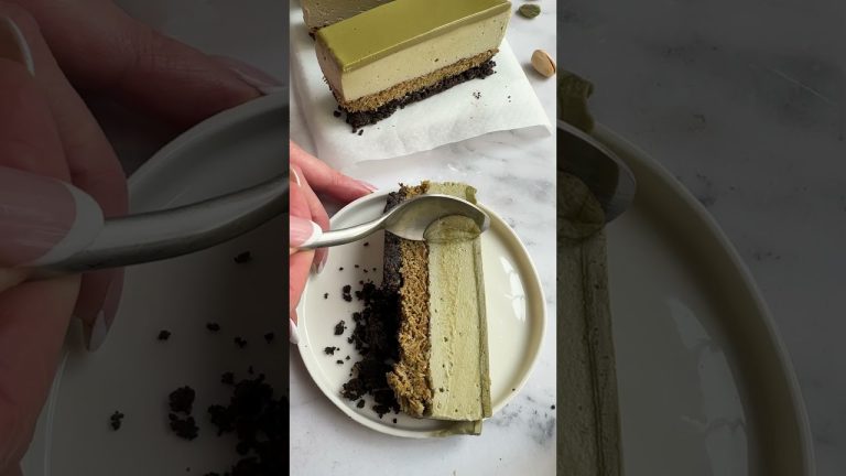 No-Bake Dubai Cheesecake – Vegan #plantbased