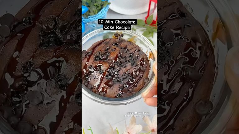 3 Ingredients Chocolate Cake Recipe | Easy & Quick Dessert at Home