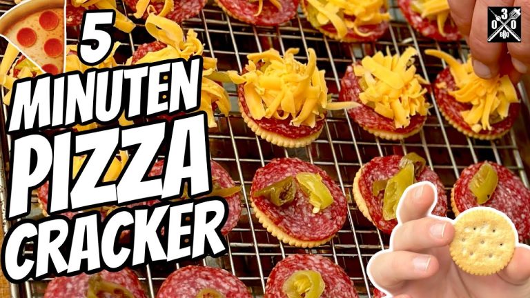 PIZZACRACKER in 5 Minuten Schneller Snack  – 030 BBQ