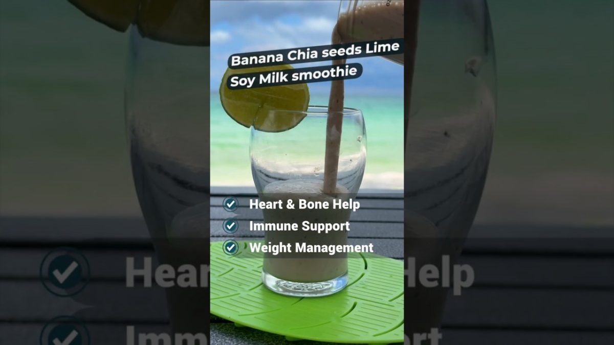 Banana and Chia Seeds smoothie | Smoothies recipes #fruitsmoothie #bananajuice