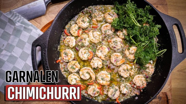 Garnalen Chimichurri van de BBQ – Fris, Pittig en Perfect voor de Zomer