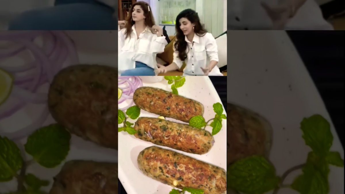 😮Urwa or Mawra Kya Khana khati Hain? |how to make cheese seekh kabaab| #shorts #youtubeshorts #viral