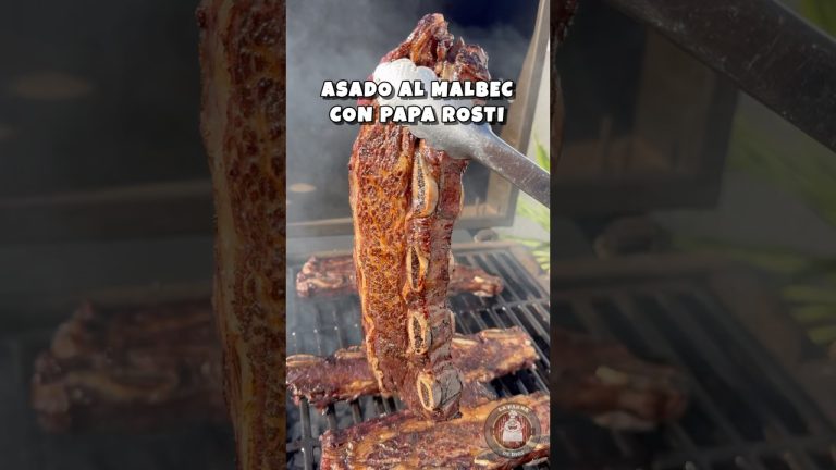 ASADO MARINADO 🍷 #asado #carne #malbec
