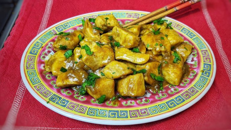 POULET AU CURRY COMME AU RESTAURANT CHINOIS -Recette facile et rapide