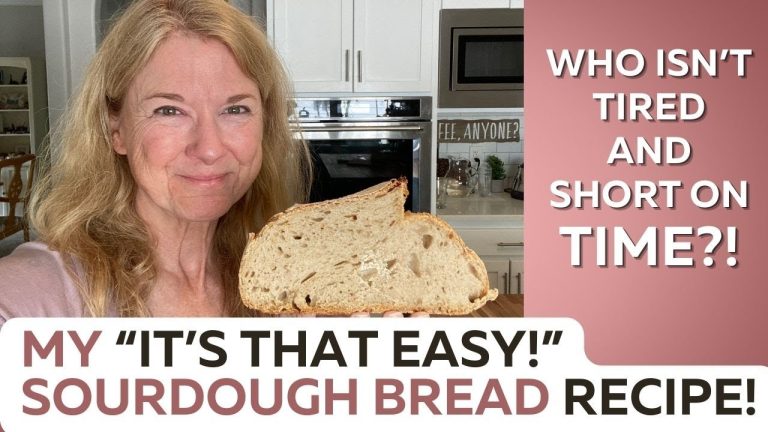 EASY, Low EFFORT & FAST! Homemade, HEALTHY Sourdough Bread! | No Fuss Baking