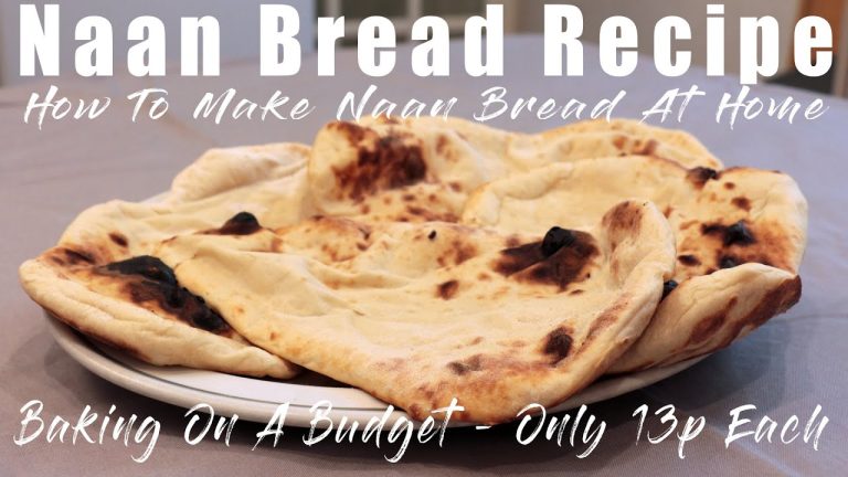 Naan Bread Recipe – How To Make Naan Bread At Home – Only 13p Each.