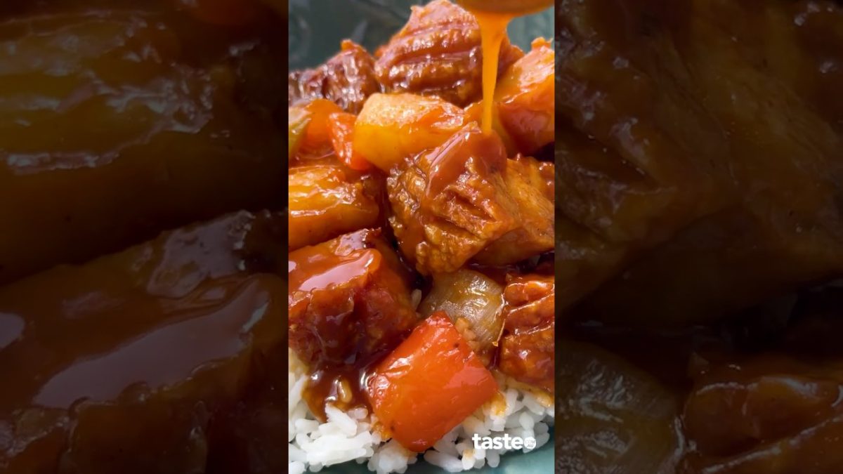 How to make sweet and sour air fryer pork belly bites