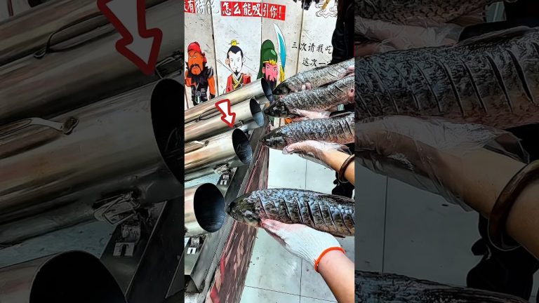 Memasak ikan dalam tabung logam