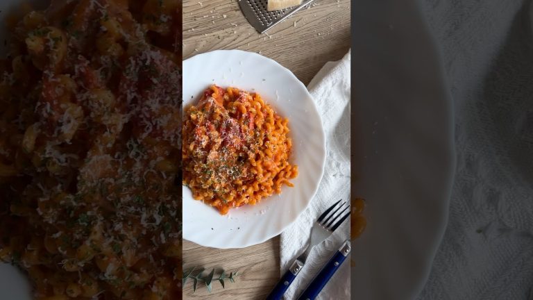 ONE POT only!! Rich & creamy Korean Rosé Pasta 🍝