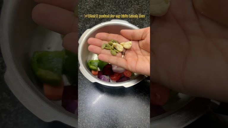 What I packed for my kid’s Lunch for school #shorts #tiffin #tiffinforkids