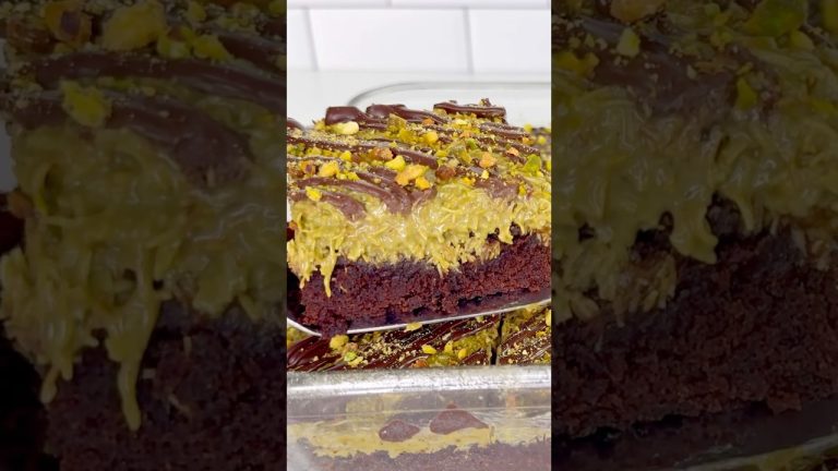 Dubai Chocolate Brownie 🤤 #dubaichocolate #dubaichocolatebrownie #brownie #dessert #dessertrecipes