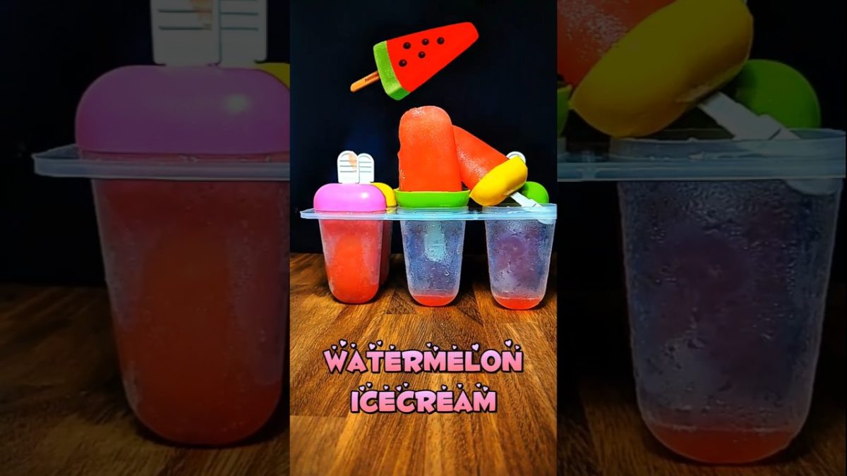 Watermelon ice cream 👌#shorts #trending #youtubeshorts #icecream #recipe