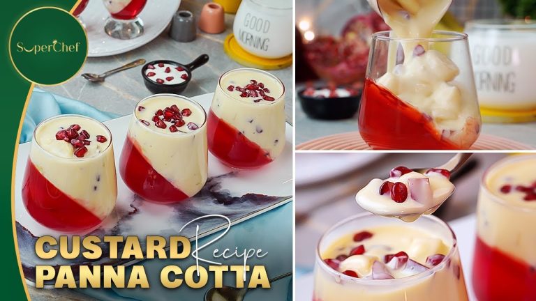 Custard Panna Cotta Recipe | Creamy & Easy Eid Dessert Delight!