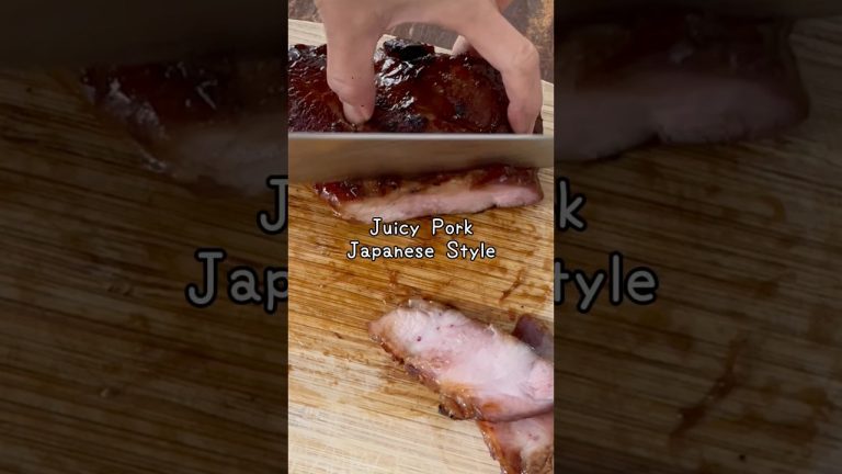 Make juicy grilled pork! #shorts  #food #asmrfood #cooking