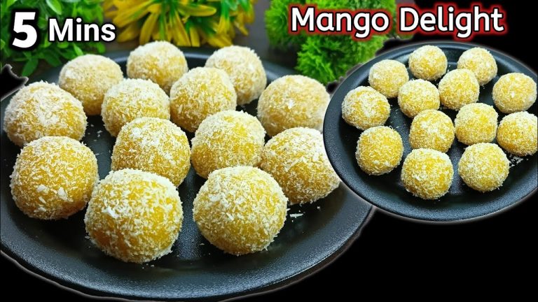 5 Minutes Mango Delight | Easiest & Most Delicious Desserts | Mango Dessert Recipes | Mango Recipe