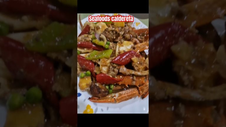 Seafood Caldereta #cooking #seafoodrecipes #lutongbahay #filipinofood