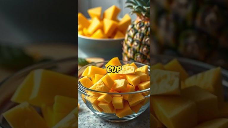 Tropical Fat Burner Smoothie Recipe #healthyfood #subscribe #shorts