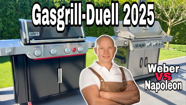 Gasgrill-Duell 2025: Napoleon Rogue Pro S625 gegen Weber Genesis EP-435W