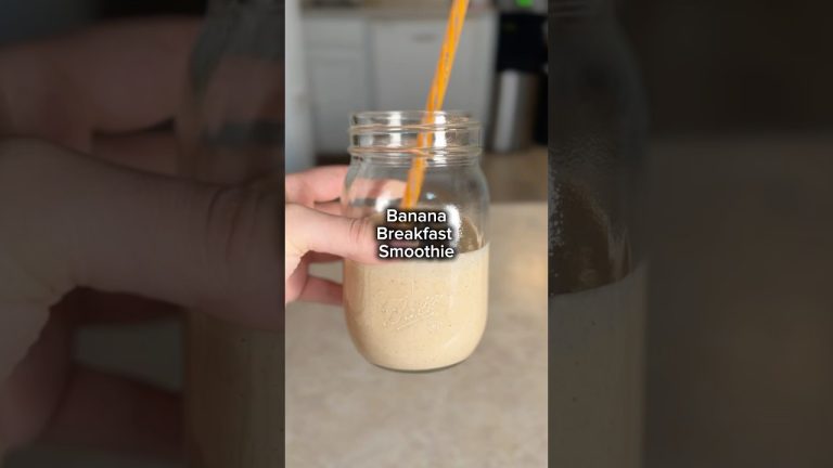 Banana Breakfast Smoothie #yum 😋