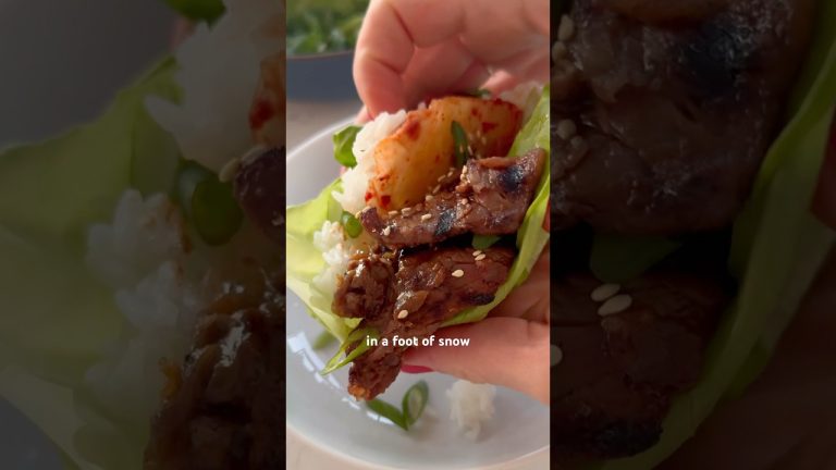 My favorite way to make beef bulgogi