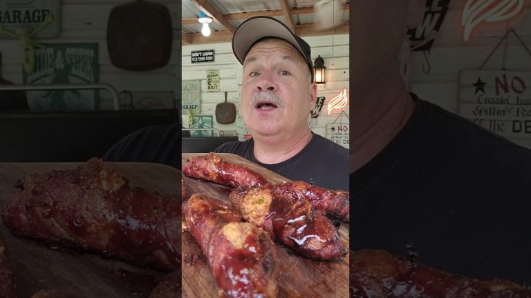 BBQ Bacon wrapped Jalapeno Popper Boats on the Blackstone Pellet Grill