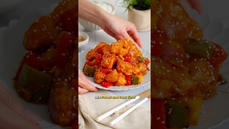 30 min Sweet and Sour Fish 🤤 #easy recipe y
