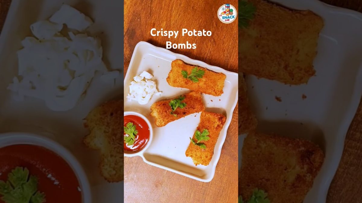 Crispy Potato Bombs # Potato recipes #ytshorts # bread recipes #shorts