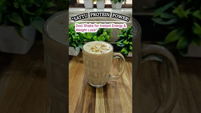 #SattuProteinShake#SattuSmoothie#ViralSattuShake#SattuEnergyDrink#HealthyFood#trending#shorts#recipe