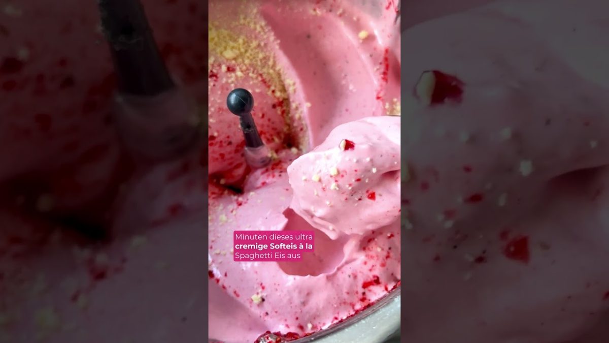 🍝🍦 Spaghetti-Eis Softeis einfach selber machen – ultra cremig! | Thermomix® Rezept