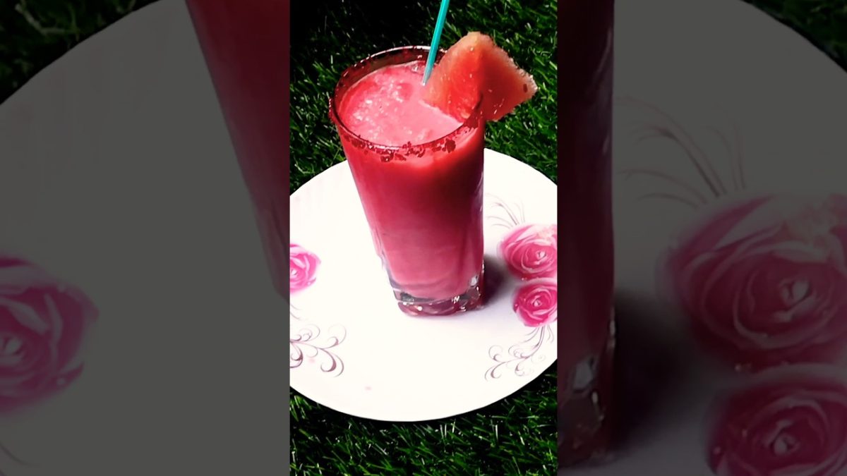 🍉তরমুজের মিল্কশেক🥤watermelon milk shake#recipe #cooking #food #shorts #viralshorts