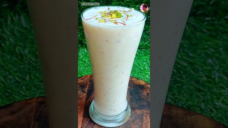 Banana Badam Milkshake 🥰| #shorts #ritaskitchen #trending #youtubeshorts