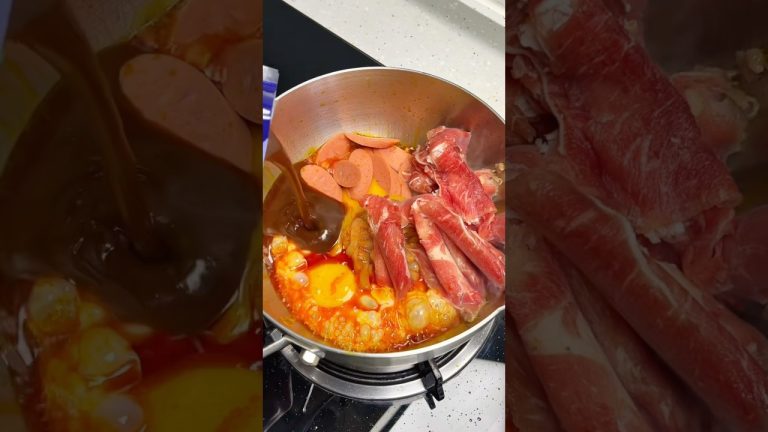 Beef Sausage Ramen 🍜 #beef #sausage #ramennoodles #instantnoodles #cooking #recipe pe